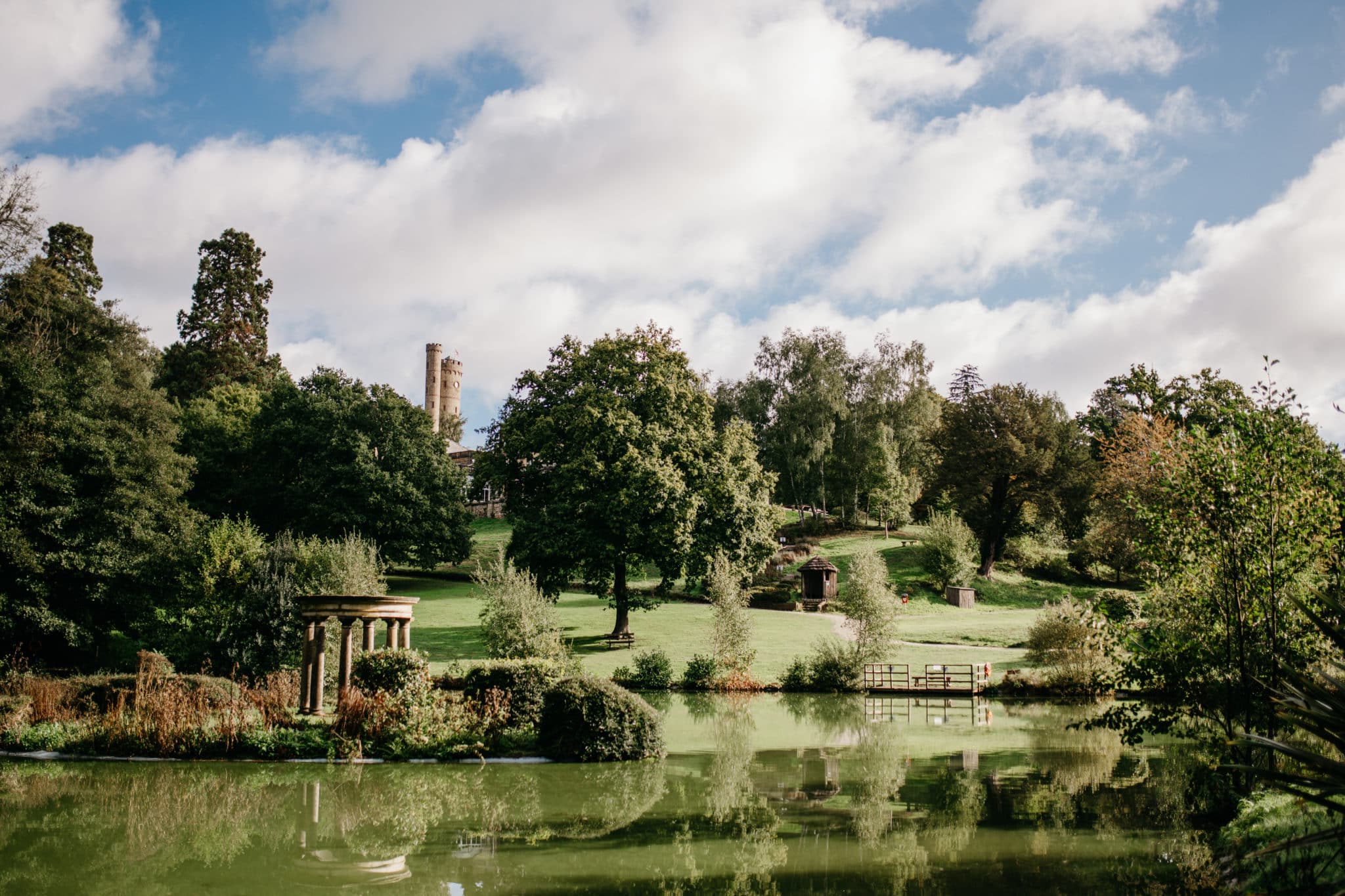 Salomons Estate Lawn and lake